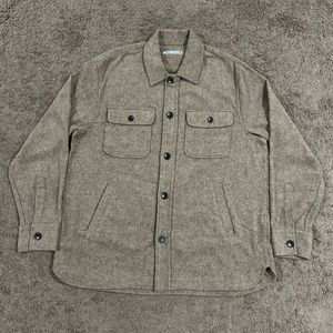 Zara Men’s Brown Pocket Overshirt Size XL